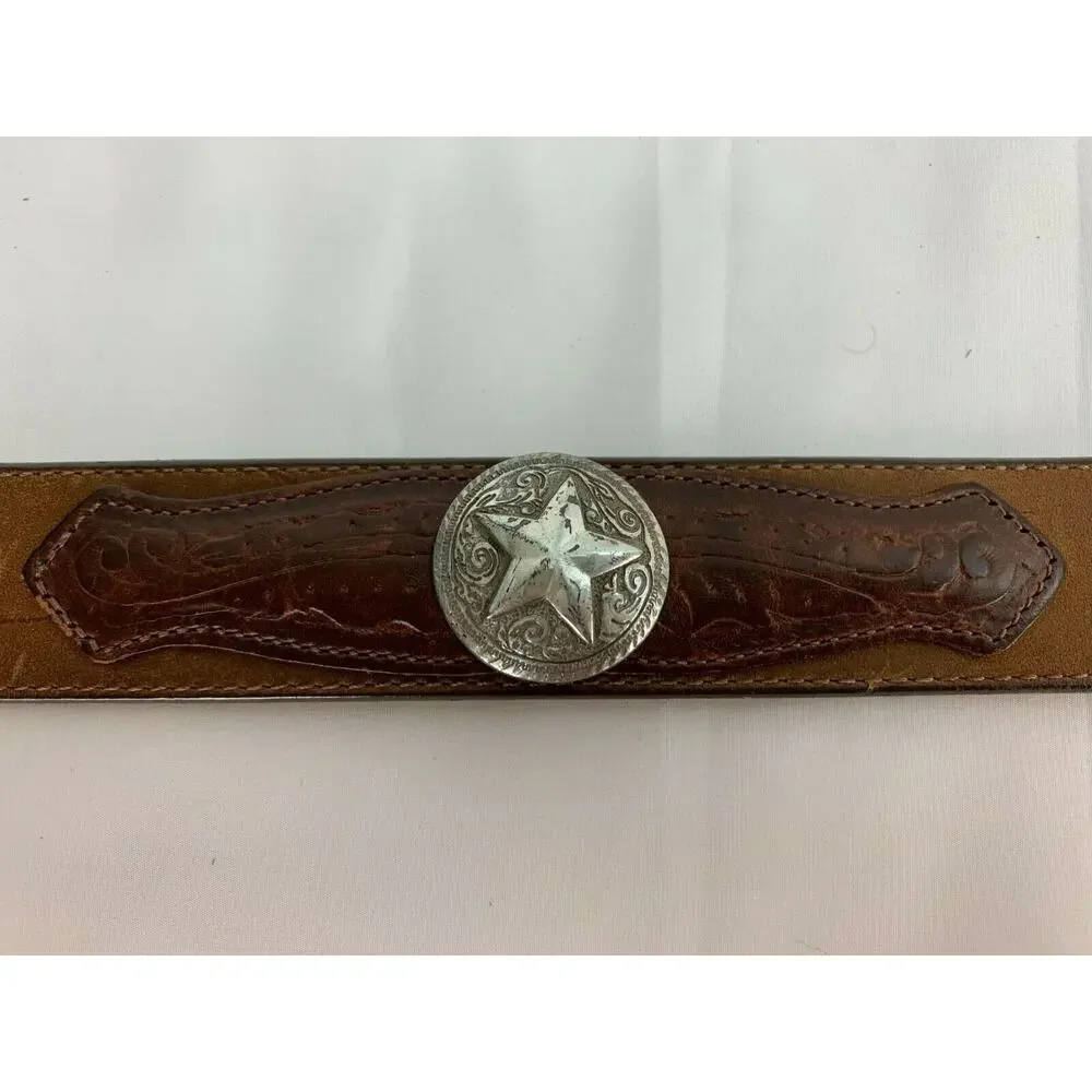 Justin Men's Cowhide Leather Belt sz 38